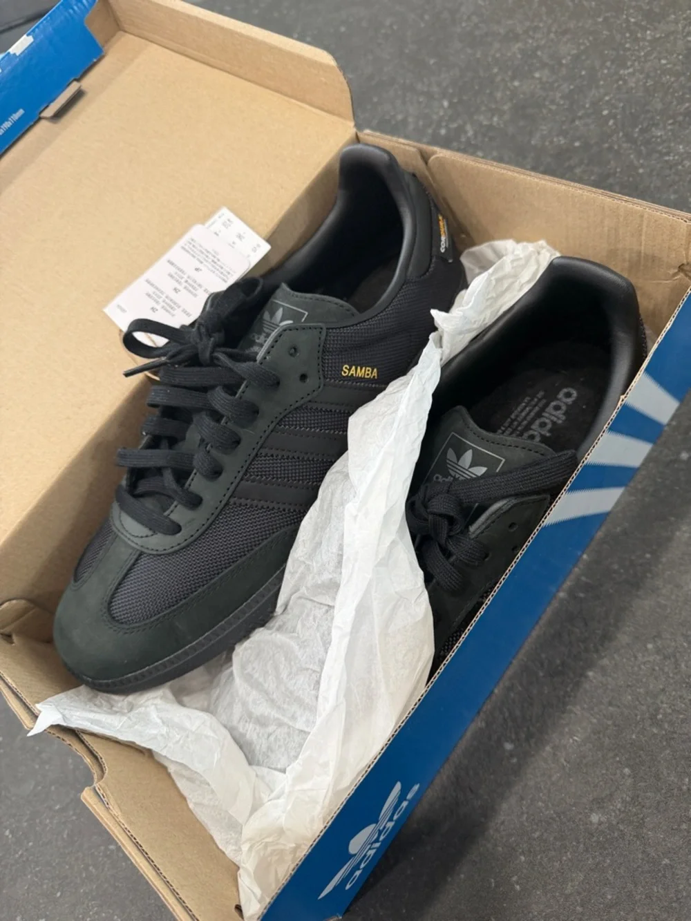 Adidas Men Samba OG Cordura Mens Sneakers Black Carbon NEW WITH TAGS - Picture 4 of 5